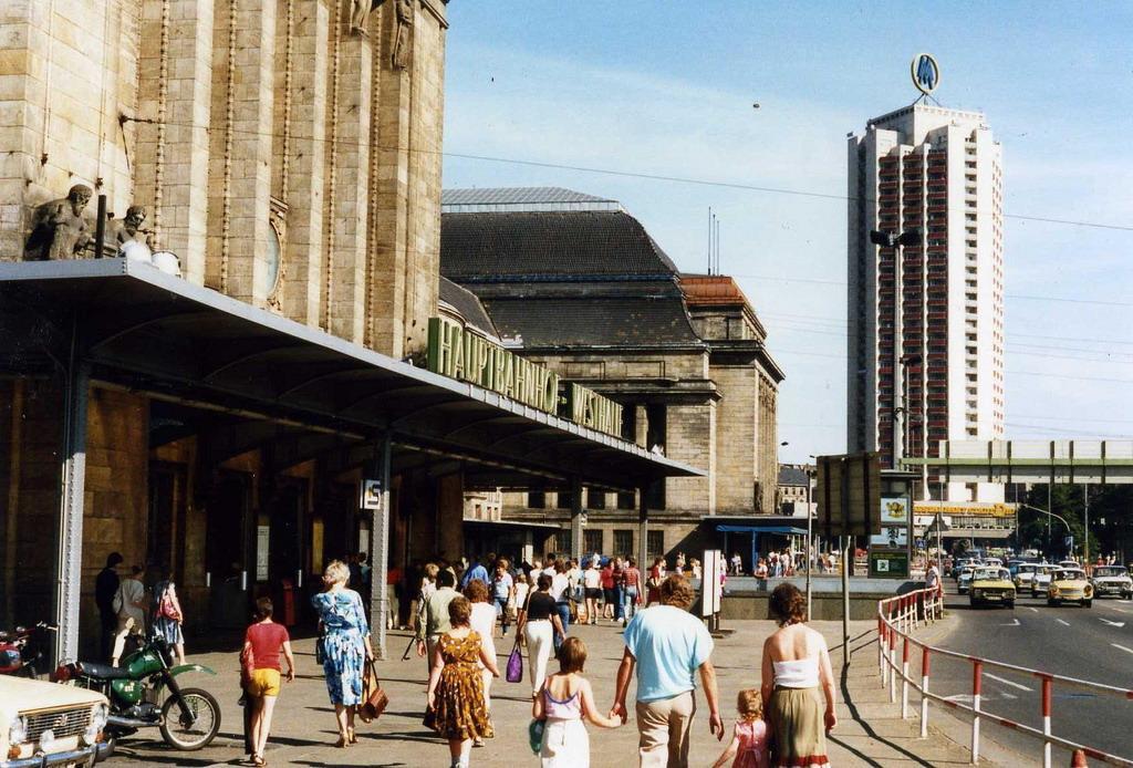 Ferienwohnung Zentrum/Hauptbahnhof Leipzig Exterior foto